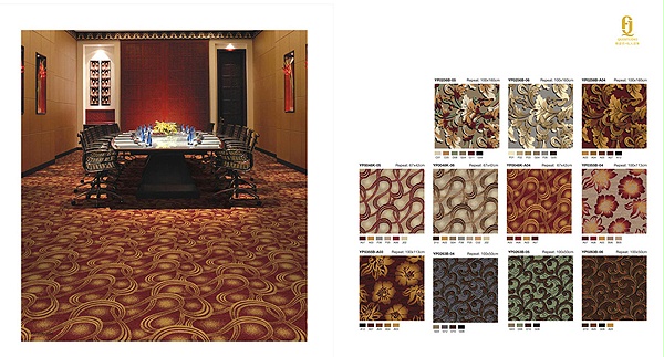 宴会厅地毯,定制酒店地毯,手工地毯