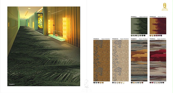 定制手工地毯,酒店地毯,走廊地毯