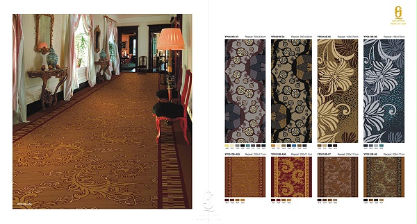 走廊地毯,酒店地毯,定制手工地毯