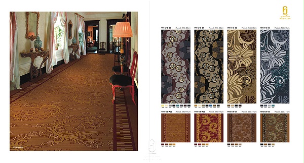 走廊地毯,酒店地毯,手工羊毛地毯