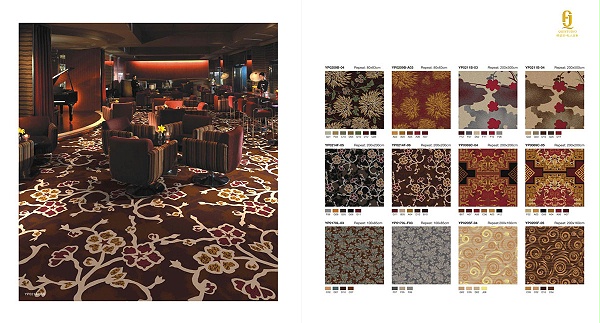 酒店地毯,宴会厅地毯,宴会厅地毯,满铺地毯,羊毛混纺地毯