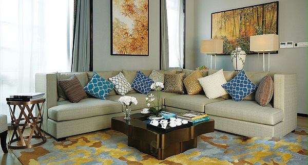 纯手工地毯,客厅地毯,定制地毯
